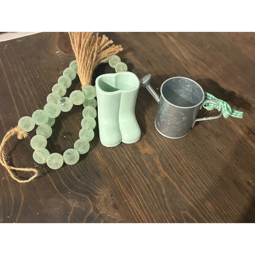 Set of Spring Decor for Tiered Tray